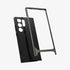 ACS05626 - Galaxy S23 Ultra Case Neo Hybrid in black showing the back